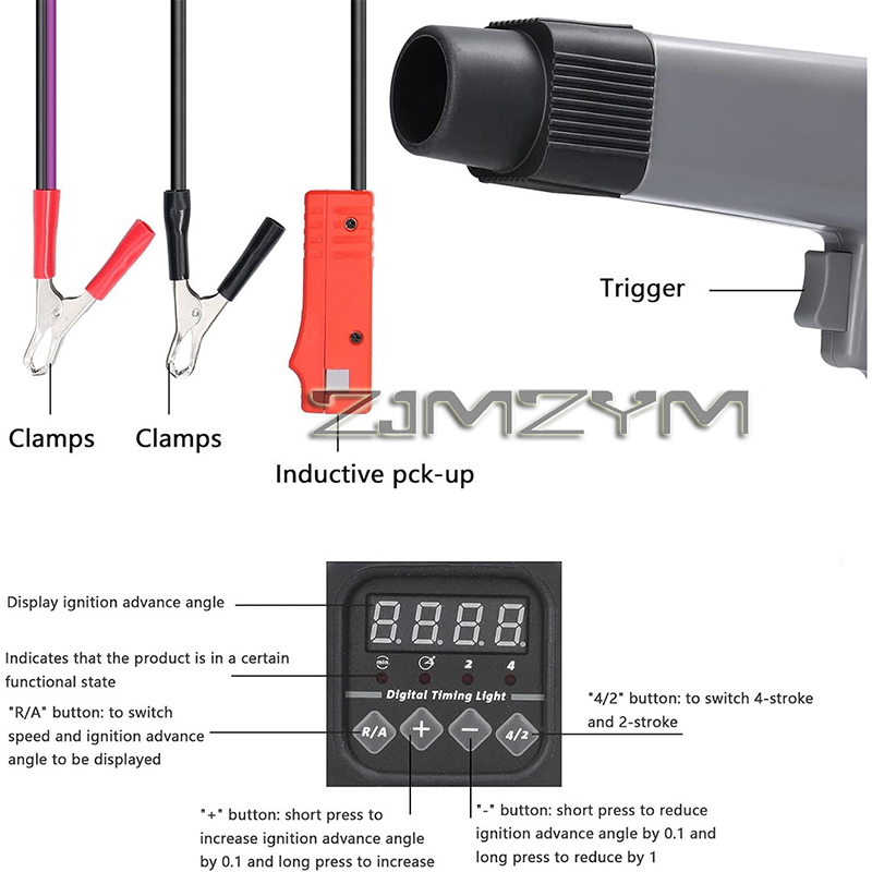 Lanterna de Ignição Digital 12 - Timing Light Gun avaliação e preço